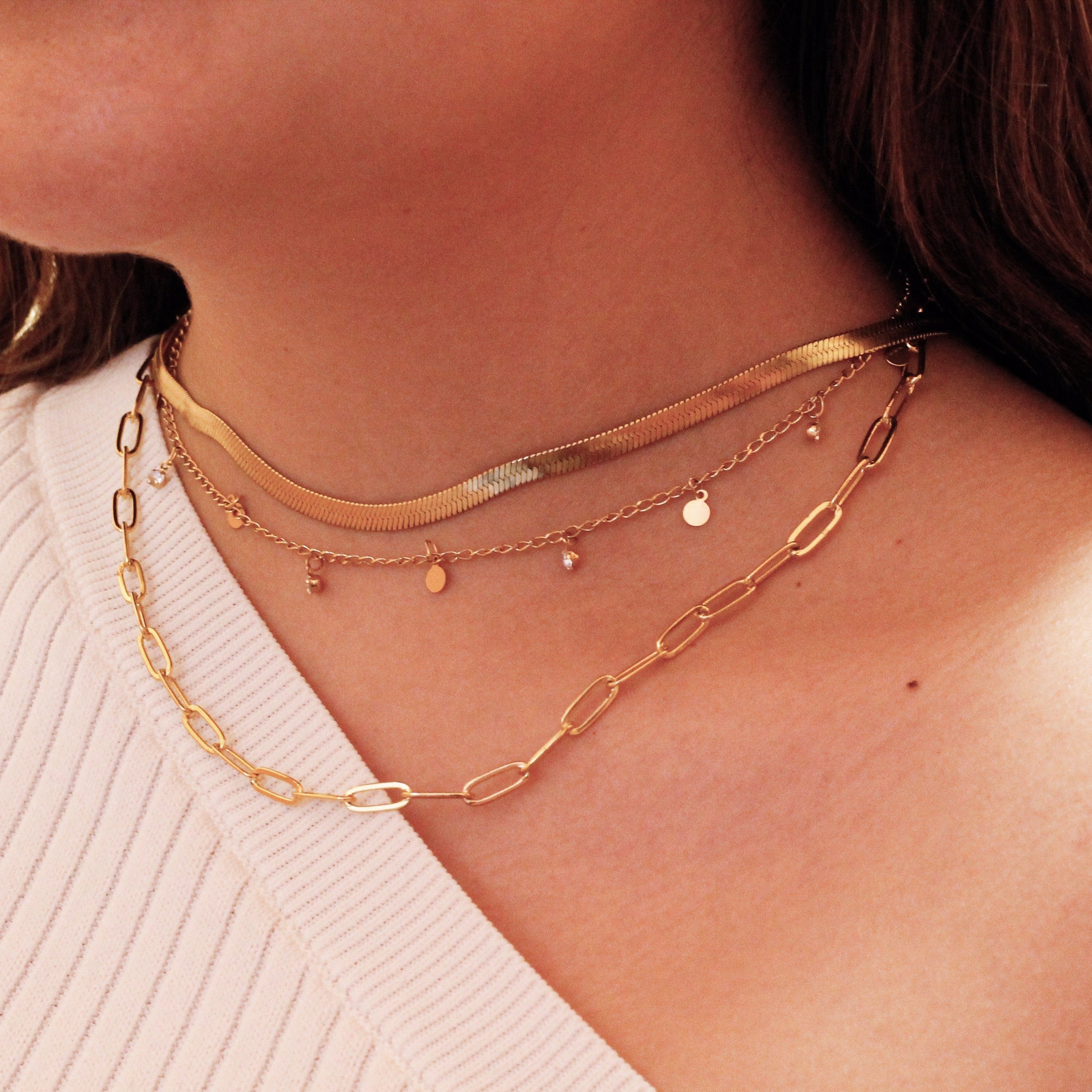 Choker con zirconias